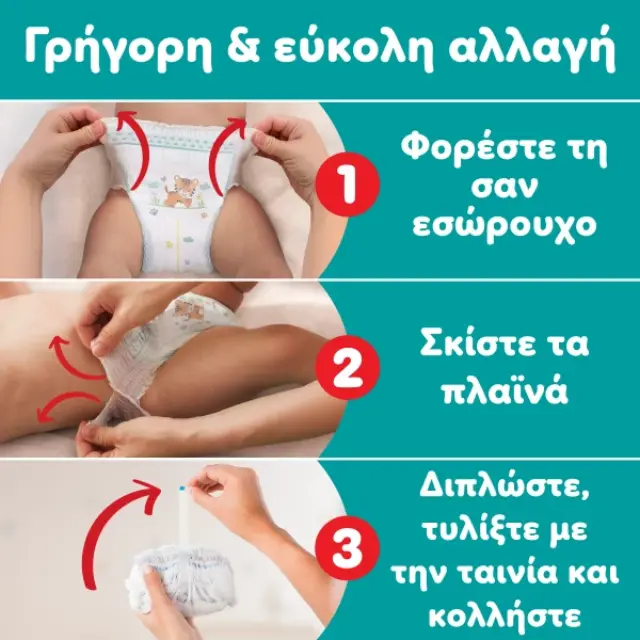 Πάνες Pampers Pants Monthly Pack no6 16+ kg – 144τμχ 3