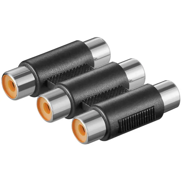 Μούφα 3 x RCA Θηλ. / 3 x RCA Θηλ. 02.006.0031 2