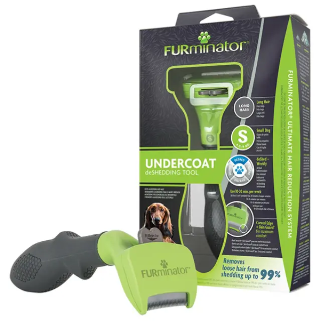Furminator Βούρτσα Απομάκρυνσης Τριχών για Μακρύτριχους, Μικρόσωμους Σκύλους/Small Μονόχρωμο
