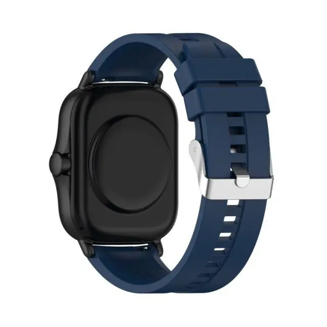 Silver Buckle Λουράκι για Smartwatch 20mm- Blue OEM