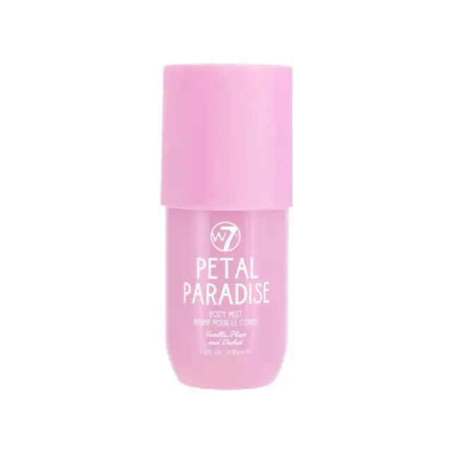 W7 Cosmetics Petal Paradise Body Mist 100ml, Σπρέυ Σώματος με Άρωμα Βανίλια, Δαμάσκηνο και Ορχιδέα 100ml