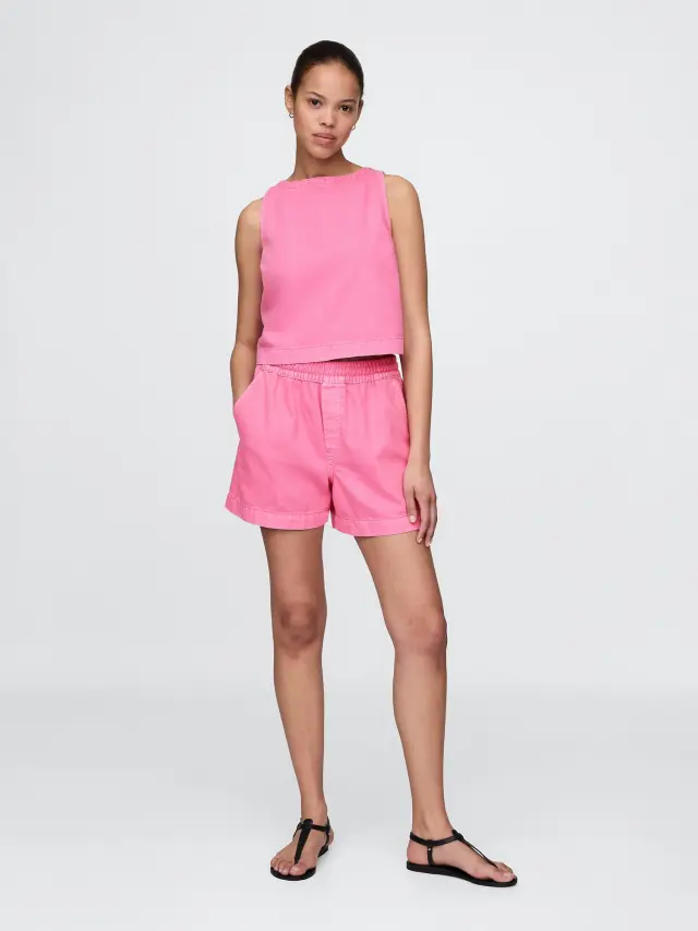 UltraSoft Denim Easy Σορτς French pink - S