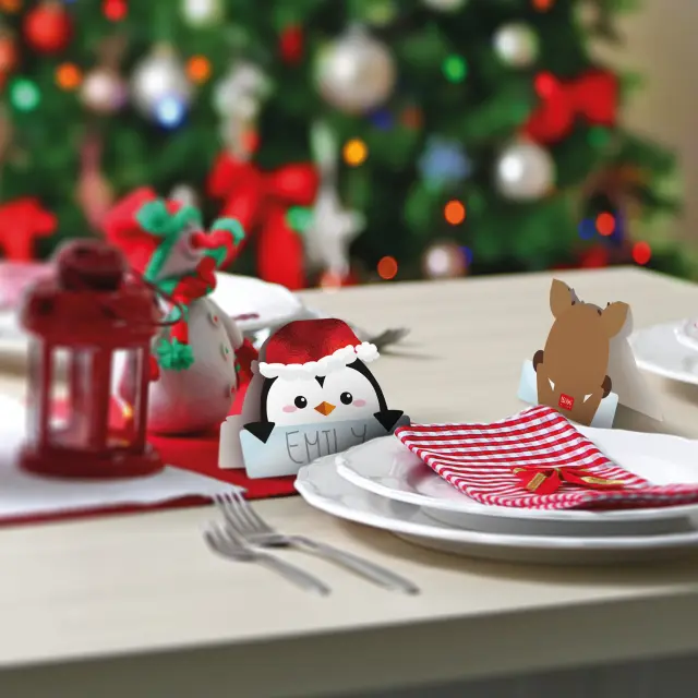 Legami Set of 12 Christmas place cards 2