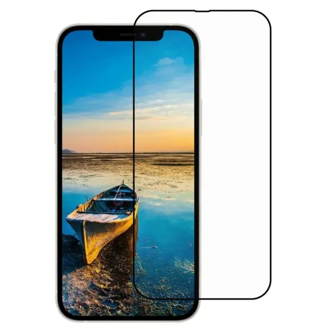 Aντιχαρακτικό Γυαλί Προστασίας 9H Full Cover Tempered Glass Για iPhone 13 Mini - Μαύρο OEM