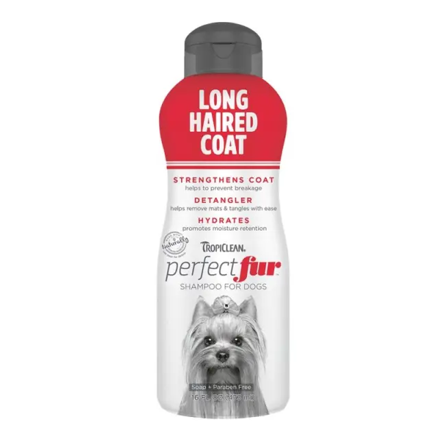 Tropiclean Perfect Fur Long Hair Coat Shampoo Σαμπουάν Σκύλου 473ml