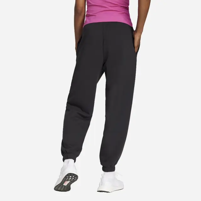 Adidas Essentials Linear French Terry Cuffed Sweatpants Black JC5948 - M 2