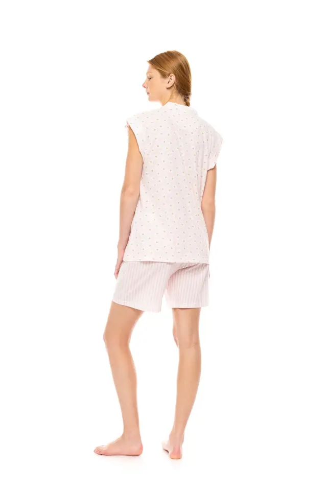 S1451 - Type - PYJAMA SHORTS PINK DAISY 3