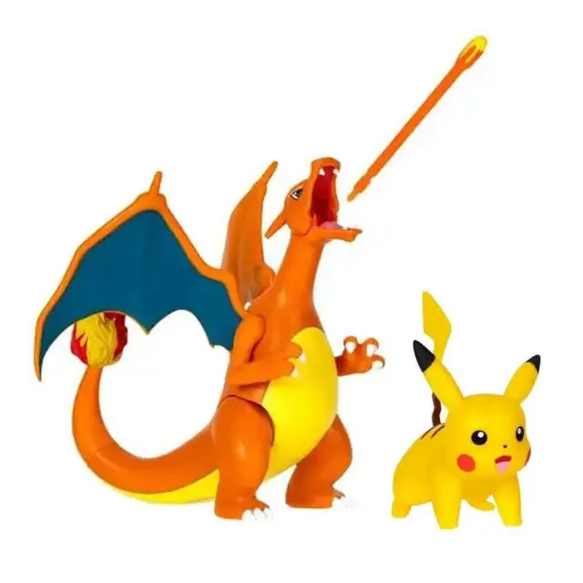 Jazwares Pokémon Battle Figure Σετ 2 Φιγούρων Charizard 11cm + Pikachu 5cm – PKW3459 2