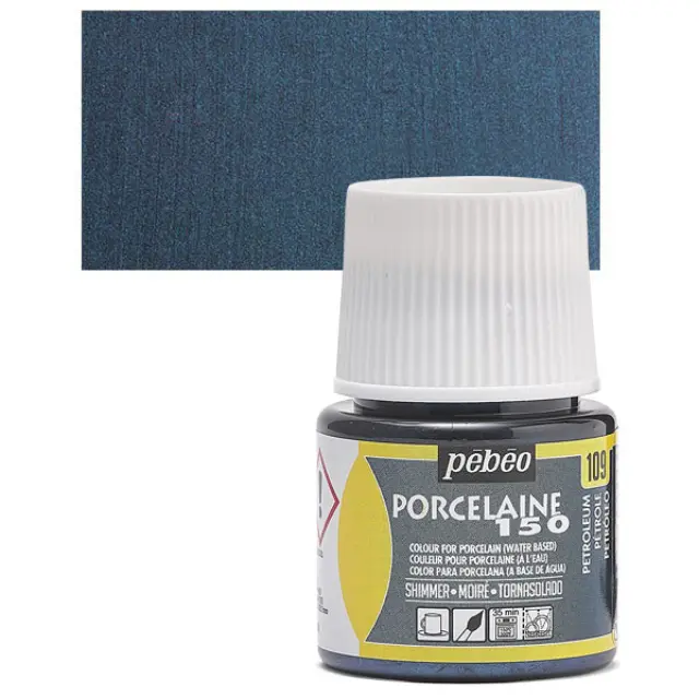 Pebeo Porcelaine 150 Σμάλτο - 109 Shimmer Petroleum (SH/O) - 45ml