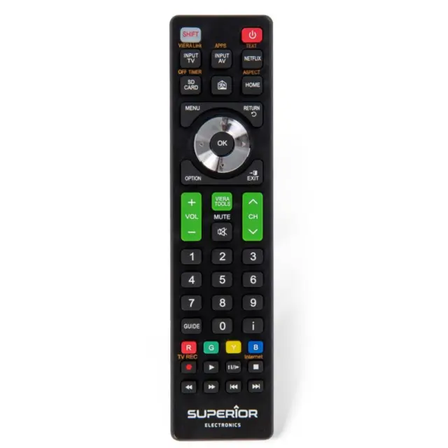 Superior Τηλεχειριστήριο Αντικατάστασης για Panasonic Smart Black - Plug & Play (SUPTRB011) (SPRSUPTRB011) SUPERIOR ELECTRONICS 2
