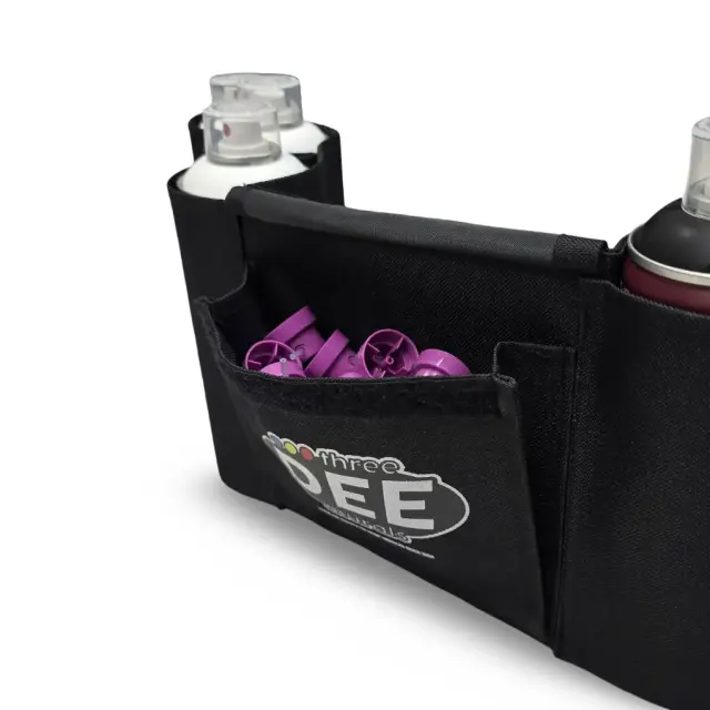 3DeeMurals Graffiti Spray Can Belt – 6 Cans 2
