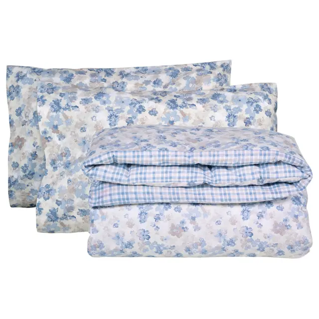Σεντόνια σετ/3 μονά happy flannel μπλε 170x260cm Das Home 9637 3