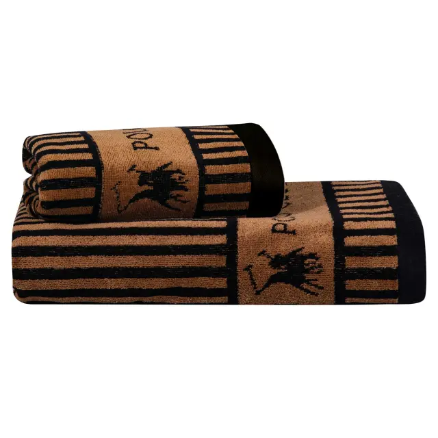 Πετσέτα Λουτρού 80x150 550gsm Greenwich Polo Club Loft 4142 Brown 100% βαμβακερό