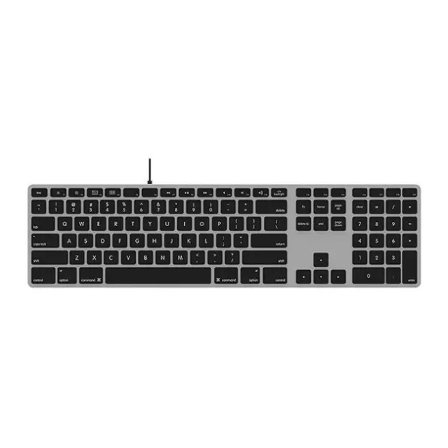 Matias Keyboard FK318 100% Gray (FK318LB-UK)