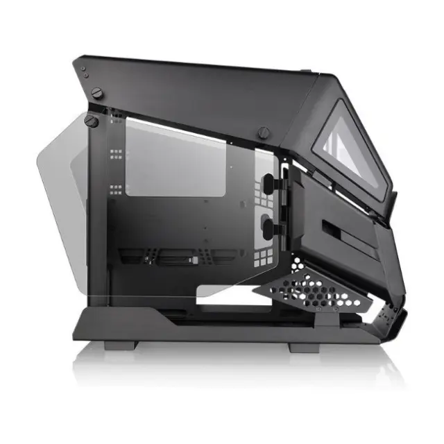 Thermaltake PC Case AH T200 Tempered Glass Mini ITX Micro Tower Black (CA-1R4-00S1WN-00) 2
