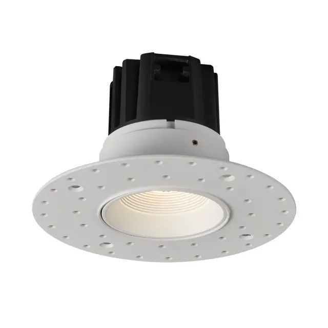 Abel 04493/W/W Χωνευτό φωτιστικό οροφής led trimless 9W 3000K 24° λευκό Άσπρο