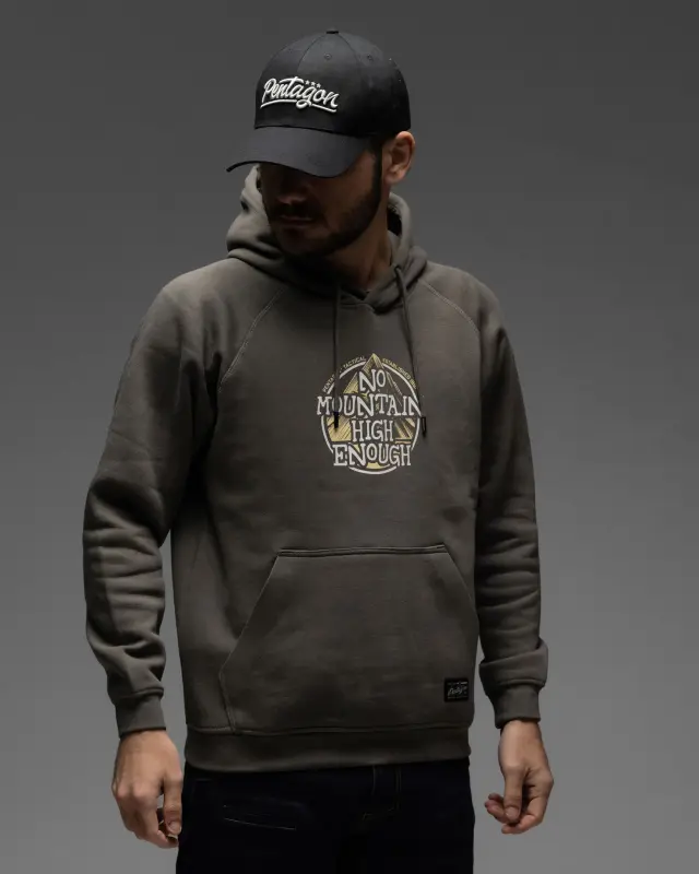 PHAETON HOOD SWEATER "NO MOUNTAIN" | K09021-NM 01-Black 3
