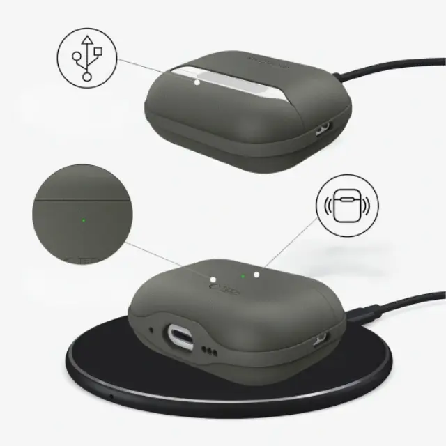 Tech-protect Naturalfit Apple Airpods Pro 3 Olive Green 3
