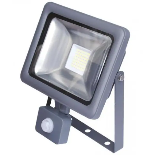 Prož. LED 20W Driverless 6000K black+sens 300623 SHADA