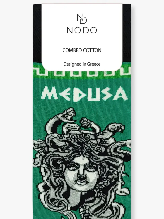Κάλτσα Βαμβακερή με Σχέδια Medusa NODO 3