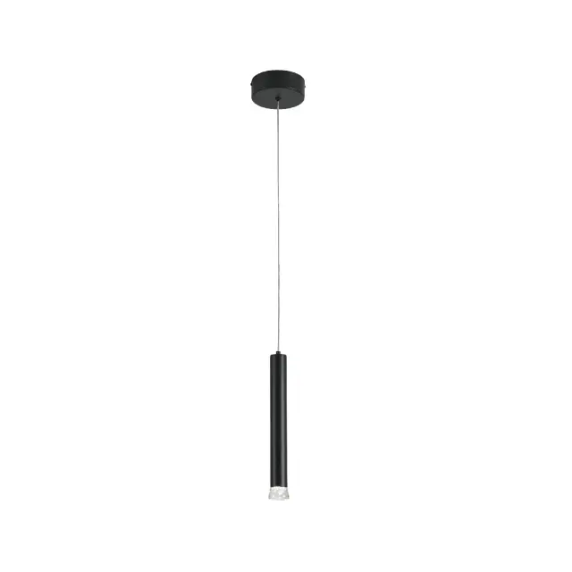 ΚΡΕΜΑΣΤΟ ΦΩΤΙΣΤΙΚΟ LED ACA KY011NC25BK RAPENZO ΑΜΜΩΔΕΣ ΜΑΥΡΟ ΑΛΟΥΜΙΝΙΟ 6W 2800K-3200K-4000K 240LM IP20 Φ30MMXH300MM / KY011NC25BK