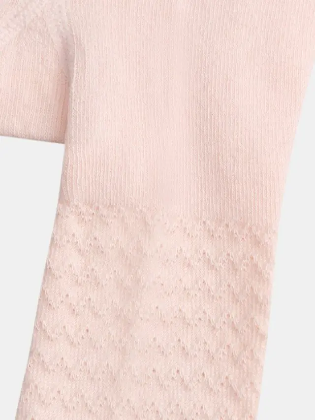 Βρεφικό Καλσόν για Κορίτσια Pink Pointelle ΡΟΖ 2
