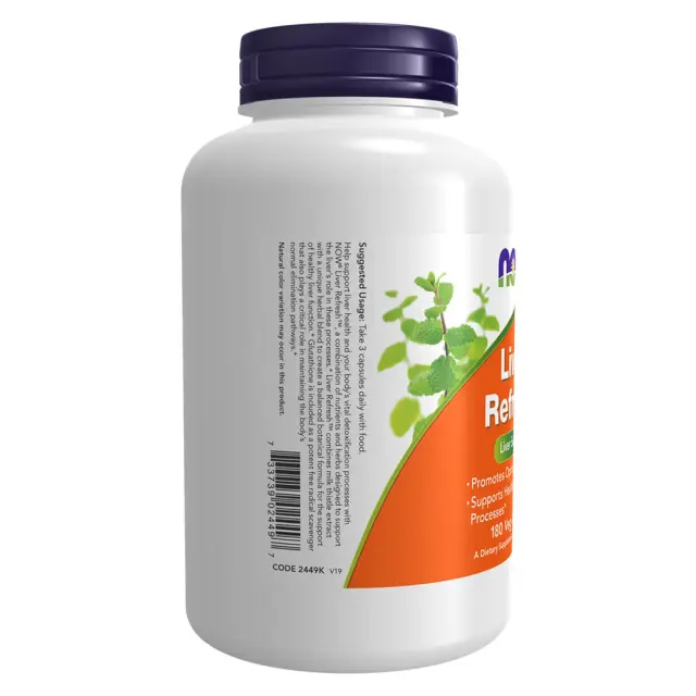 Now Foods Liver Refresh™ 180 Veg Capsules 3