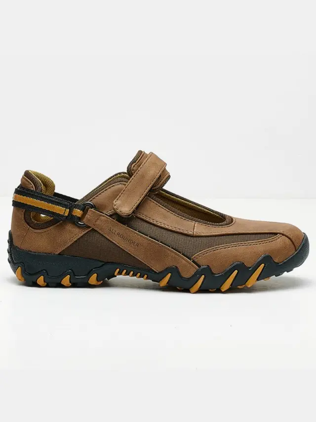 Mephisto Μπαρέτες Γυναικείο δέρμα/ύφασμα Καφέ MEP/NIRO W BROWN - 42,5 3