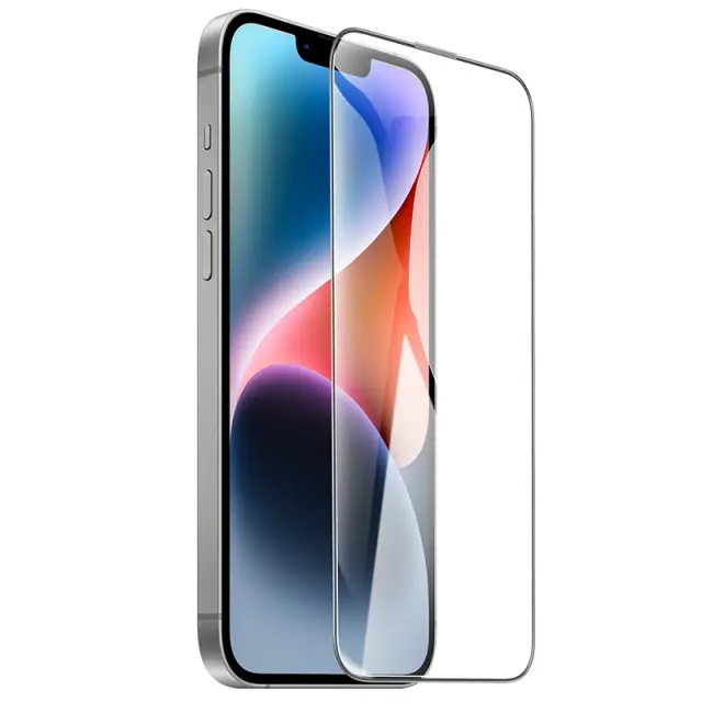 Tempered Glass Hoco Premium Series A35 120CC Large Arc Dustproof 0.4mm 2.5D Anti-Fall για Apple iPhone 15 Plus Herbolive