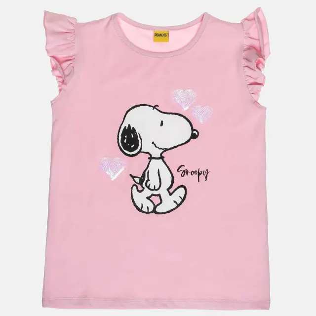 Μπλούζα Snoopy με παγιέτες