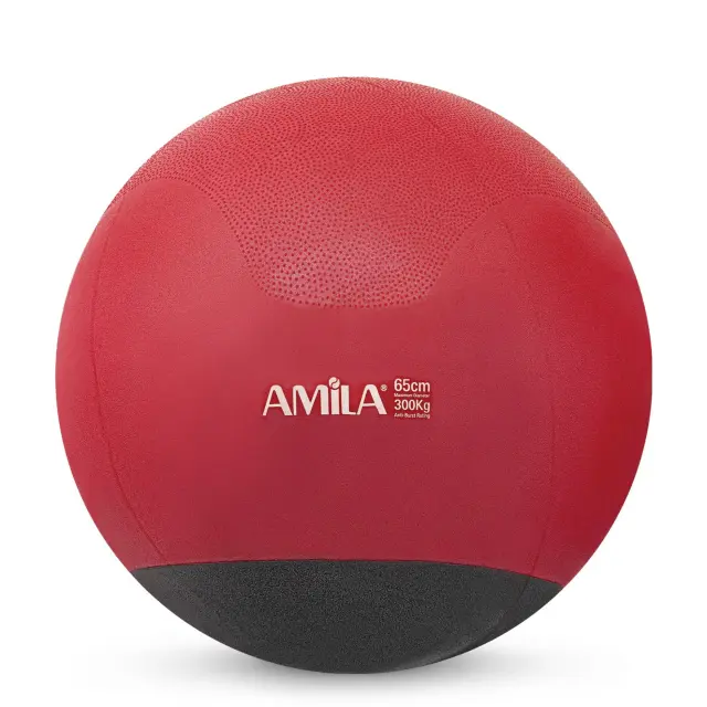 AMILA Μπάλα Γυμναστικής 65cm - Κόκκινη (48446)