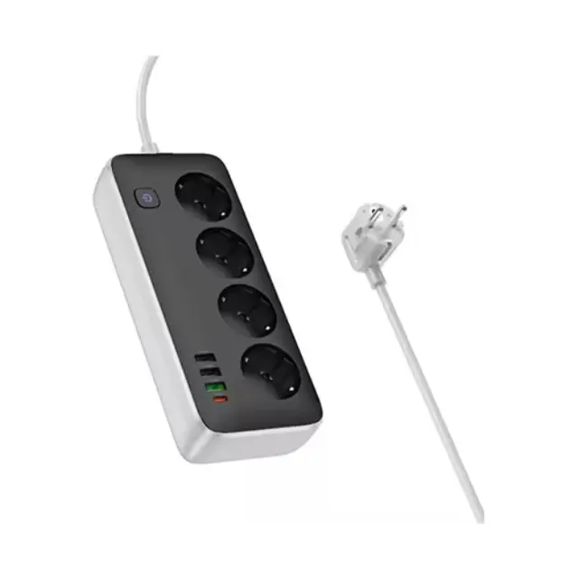 Hoco Πολύπριζο με USB-A και USB-C AC22
