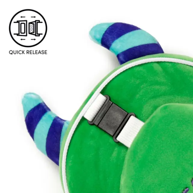 Puckator Relaxeazzz Travel Pillow & Eye Mask: Green Monster 3