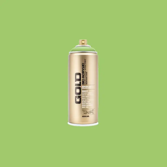 Montana Gold Spray Paint 400ml G6020 Green Apple