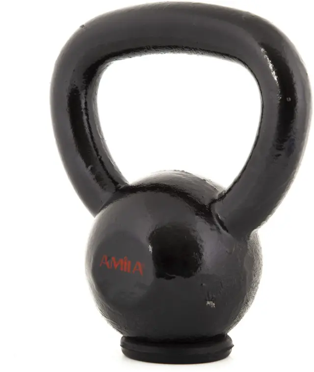 AMILA Kettlebell Cast Iron Rubber Base 4Kg 2