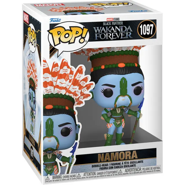 Funko Pop! Marvel: Black Panther Wakanda Forever – Namora #1097 Bobble-Head Vinyl Figure 2