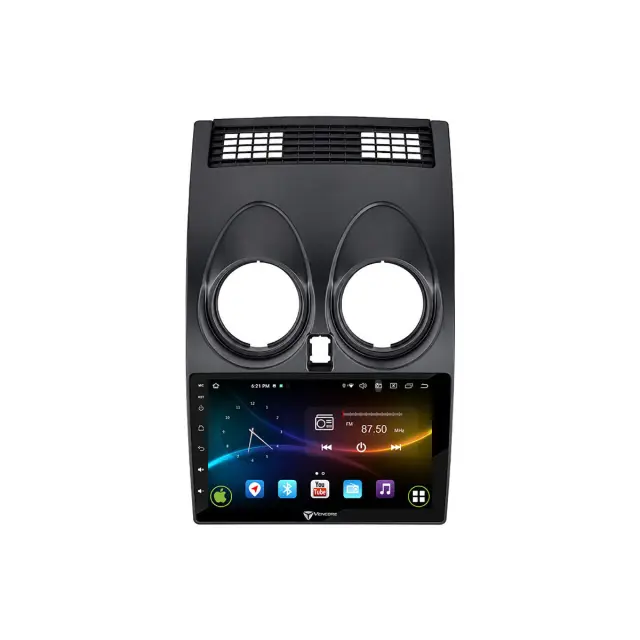 VenCore Οθόνη Multimedia Android 15 9" 9109A MTK6762 Octa-Core 2GB/32GB IPS με Πρόσοψη, CarPlay, Android Auto και Υποστήριξη Κάμερας Οπισθοπορείας AHD για Nissan Qashqai J10 2006-2013 – Μαύρη (3236-10007-0264AB) 2