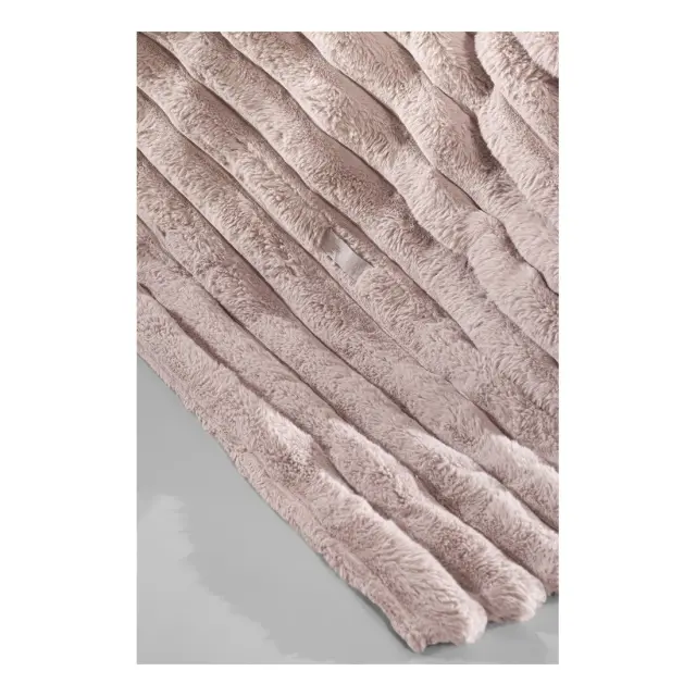 Κουβέρτα Γούνινη King Size Guy Laroche Old Pink 260x240 3