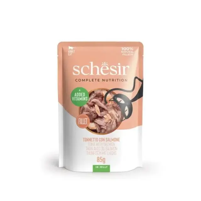 Schesir Cat C&B Pouch Τόνος με Σολομό - 85gr