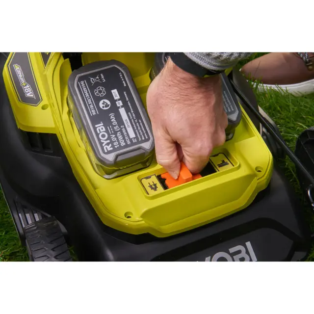 RYOBI 5133004671 Χλοοκοπτική μηχανή μπαταρίας 18V Hybrid 37cm RY18LMH37A-225 3