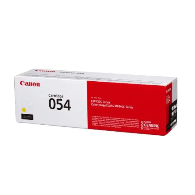 Canon 054 Γνήσιο Toner Laser Εκτυπωτή Κίτρινο 1200 Σελίδων 3021C002
