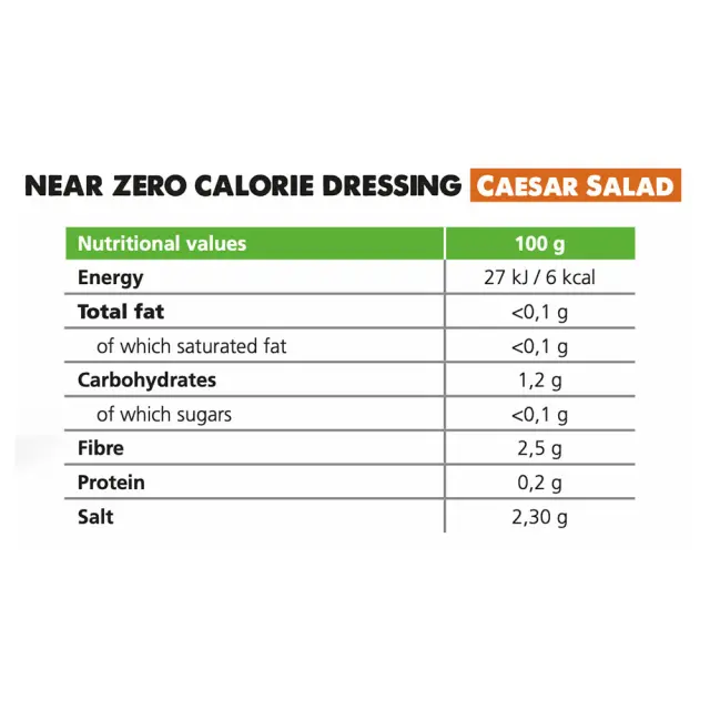 Forpro Near Zero Calorie Caesar Salad Dressing 2