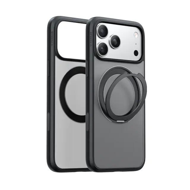 Torras Ostand Pro, black - iPhone 17 Pro Max