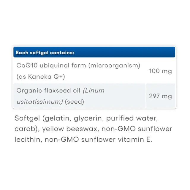 Natural Factors Ubiquinol Active CoQ10 100 mg 2