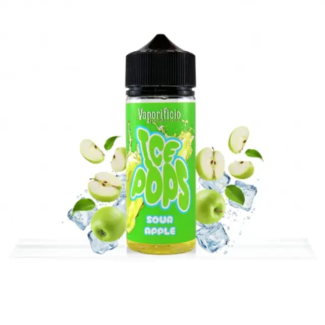 Ice Pops Sour Apple 15ml (120ml) - Vaporificio Selections Flavorshots