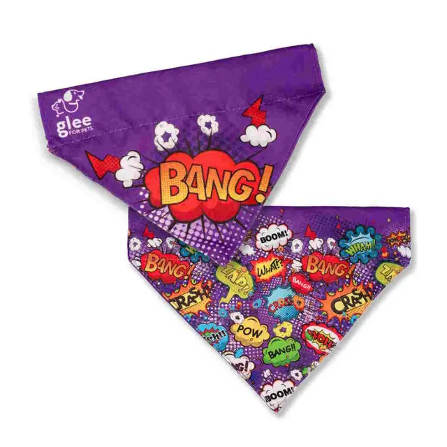 Glee Bandana Purple Boom Μονόχρωμο - M- L