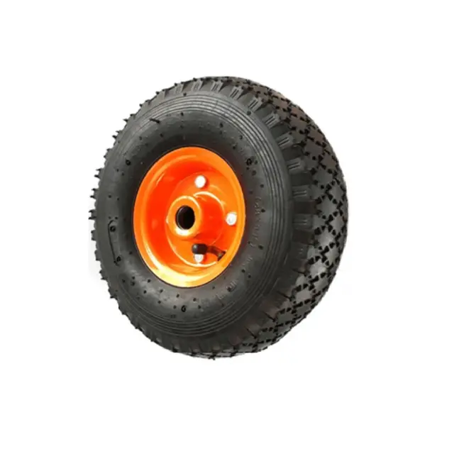 Ρόδα 300-4 Foam PU Μεταλ. Ζάντα 2