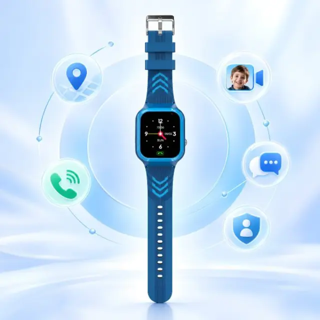 ZAZU Fun Παιδικό Smartwatch 4G με GPS Tracker, SIM & Βιντεοκλήση – Μπλε ZA-WATCH-01 3