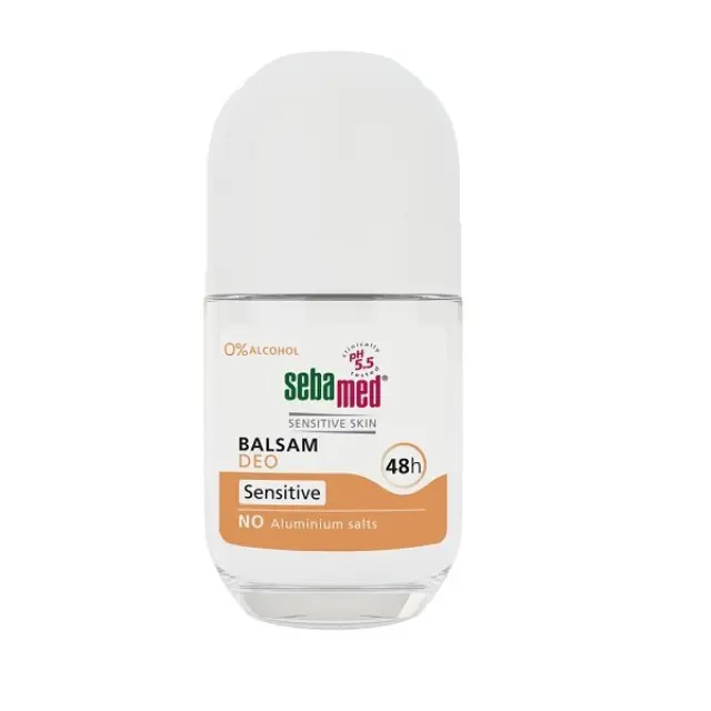 Sebamed Balsam Deodorant Sensitive Roll-On, Αποσμητικό για Ευαίσθητες Επιδερμίδες 50ml
