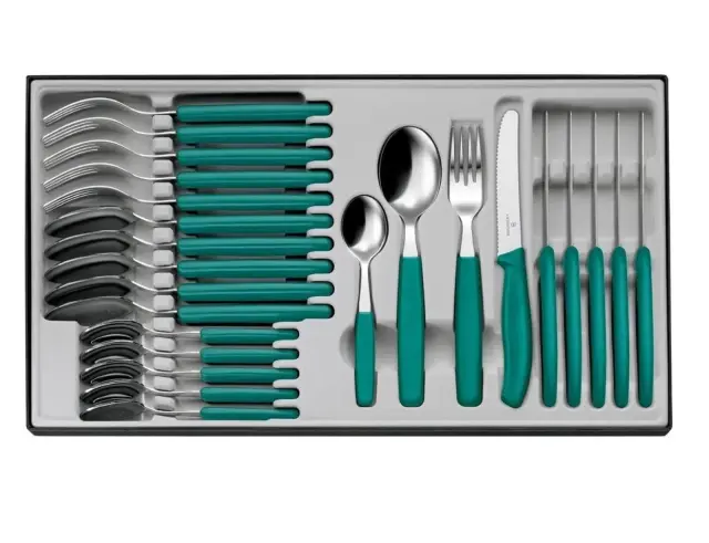 Σετ Μαχαιροπίρουνα Victorinox Swiss Classic - Green - 24 τεμάχια6.7834.24C1 2